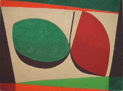 o.T. - No 856, 1967, Öl auf Holz, 82 x 110,5 cm