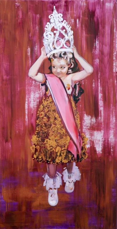 Supreme Baby-2, 2011, Öl, Acryl aufLeinwand, 165 x 85 cm