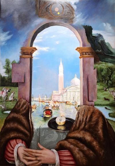 Verheißung, 2025, Öl auf Leinwand, 140 x 100cm