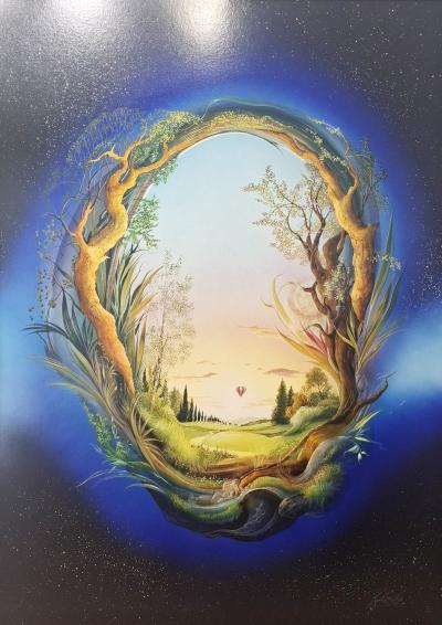 Willkommen Zuhaus (V), 1996, Mischtechnik auf Karton, 102 x 72 cm.jpg