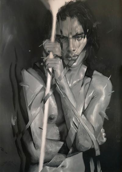 Victor Melo, 2023 Öl auf Leinwand 60 x 80 cm