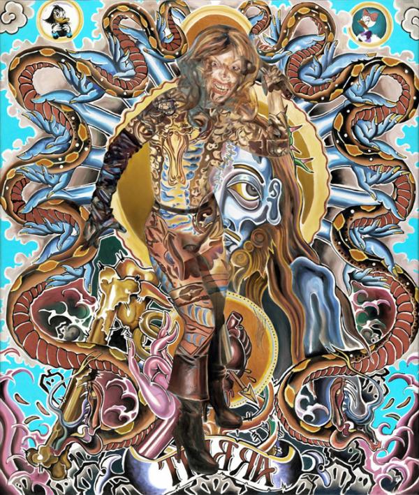 Kali, Afterimage, 120 x 110 cm