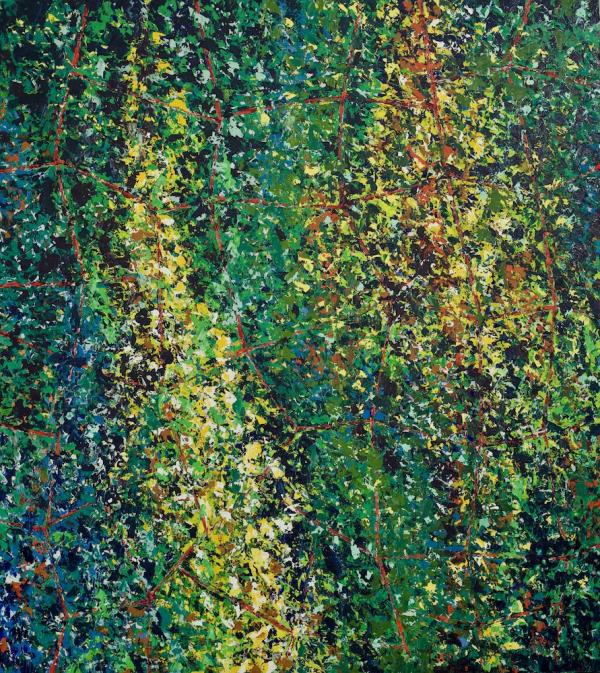 Olivar, 2020, Öl auf Leinwand, 200 x 180 cm 