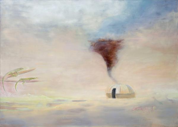 Riechen, 2013, Öl auf Leinwand, 150 x 210 cm