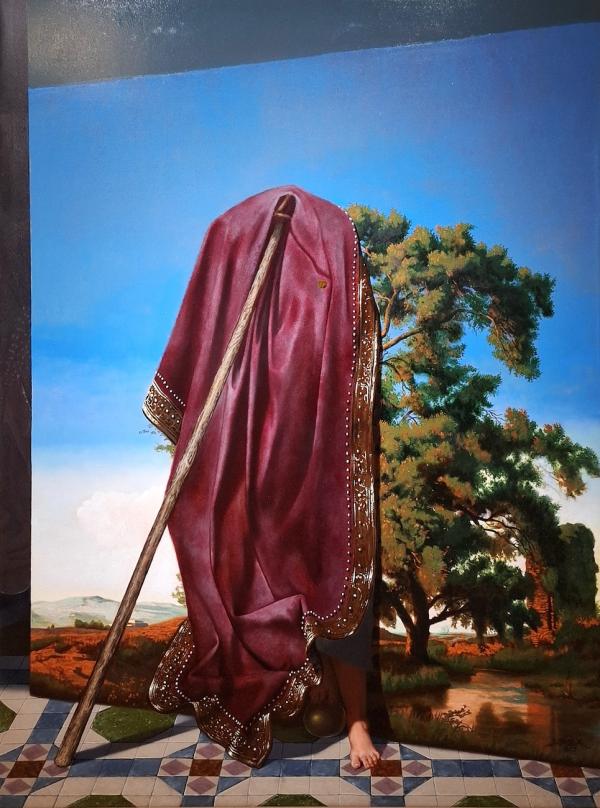 Legenda Aurea, 2025, Öl auf Leinwand, 140 x 100cm