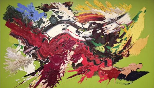 Still Life, 2016, Öl auf Leinwand, 100 x 170 cm