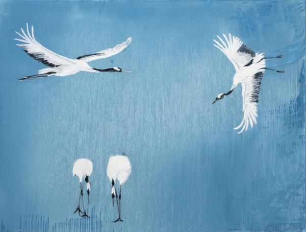 hin und weg, 2023, Öl auf Leinwand,  120 x 140 cm