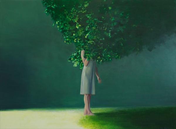 Her Conversation, 2010, Öl auf Leinwand, 110x150 cm