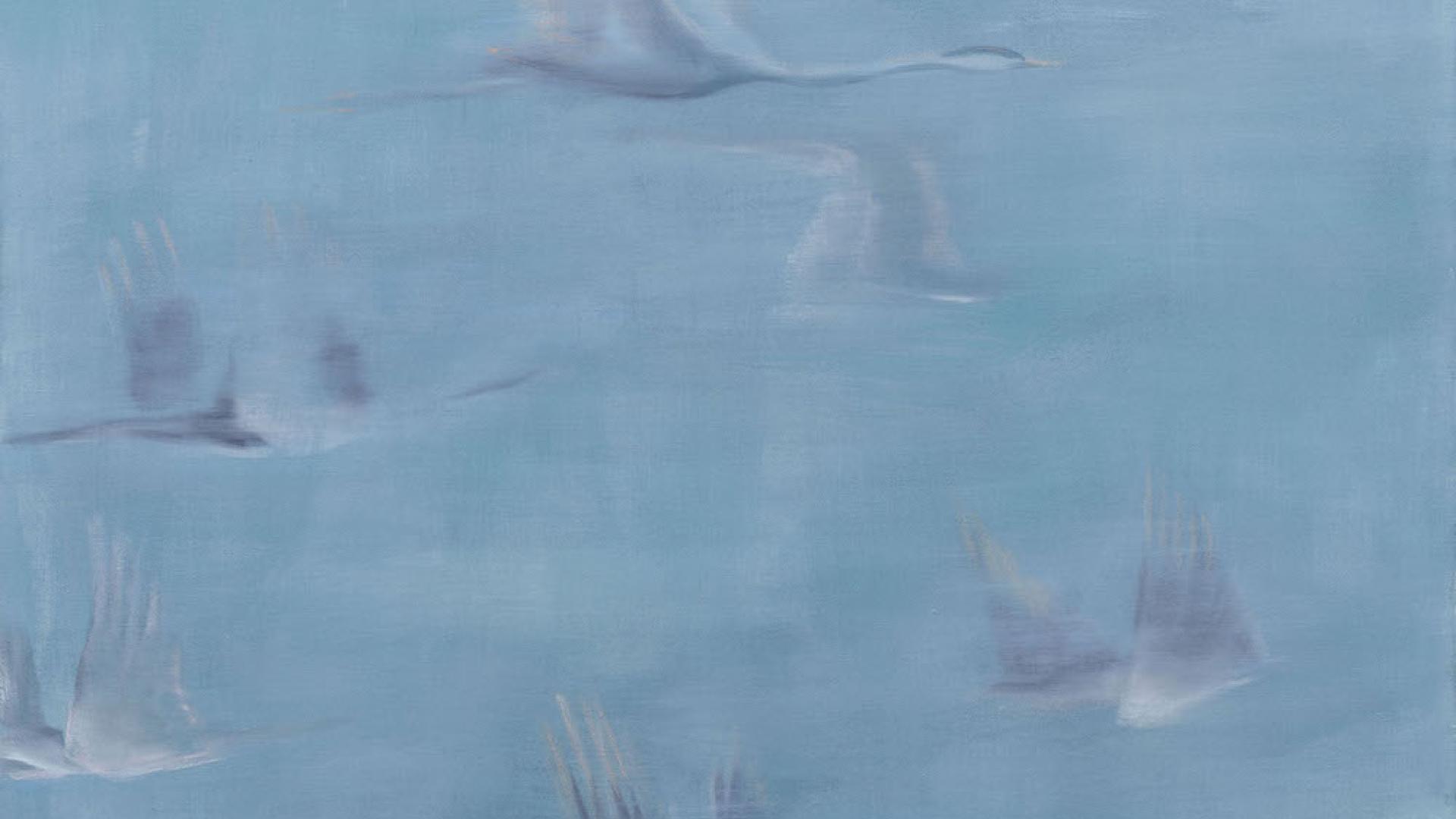 Schwung II, 2021, Öl auf Leinwand, 170 x 140 cm