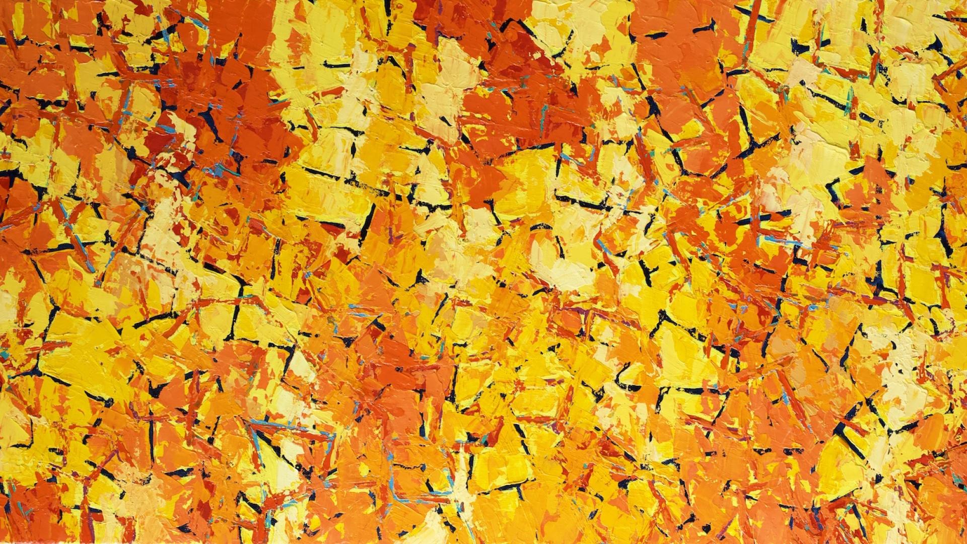 Liquen de luz, 2020, Öl auf Leinwand, 60 x 120 cm