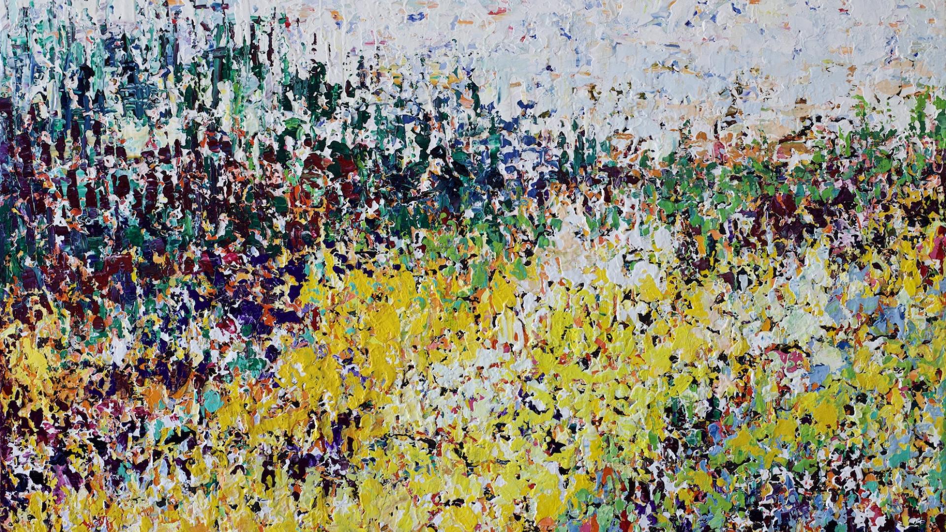 Cacaotepec, 2024, Öl auf Leinwand, 70 x 100 cm