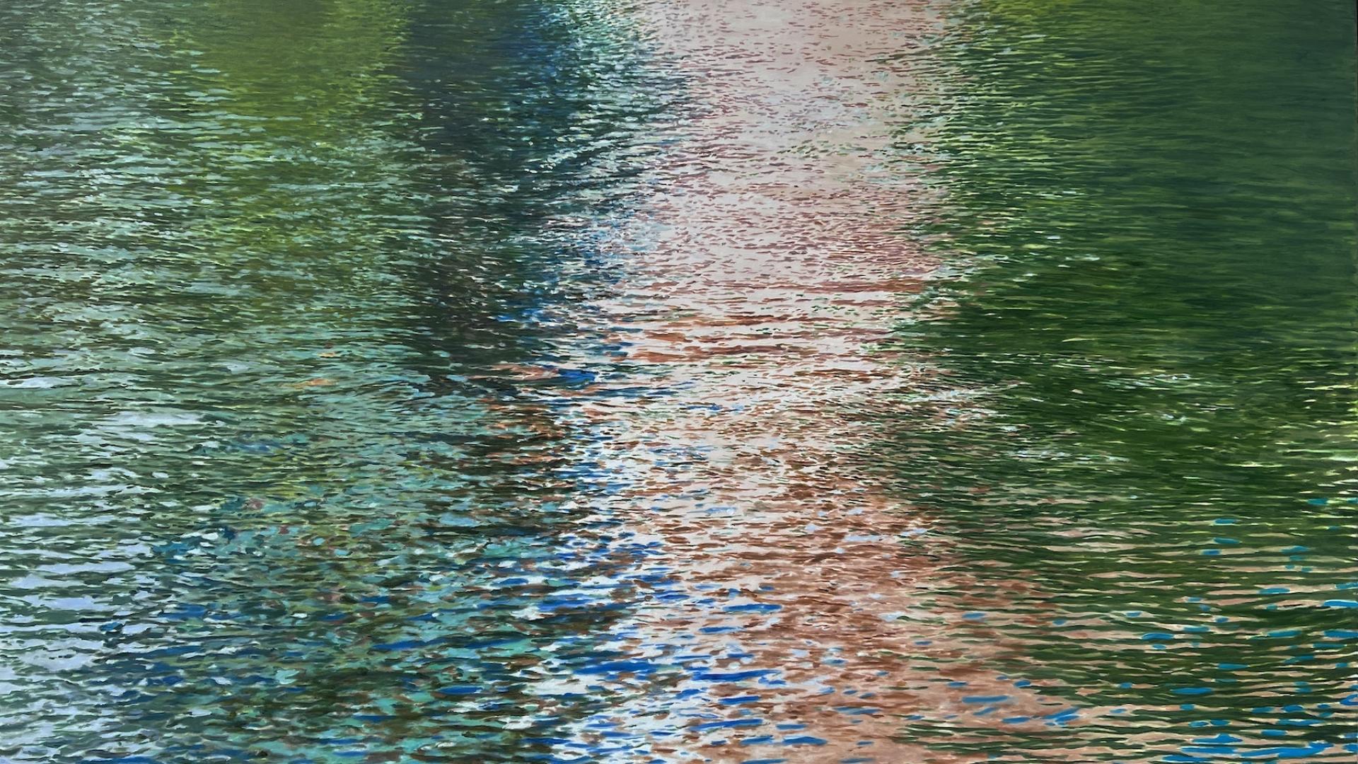 Reflection, 2026, Öl auf Leinwand, 120 x 170 cm